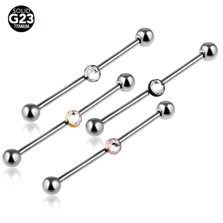 Промышленный титановый пирсинг 1 шт. промышленный гвозди серьги Надеваемые На