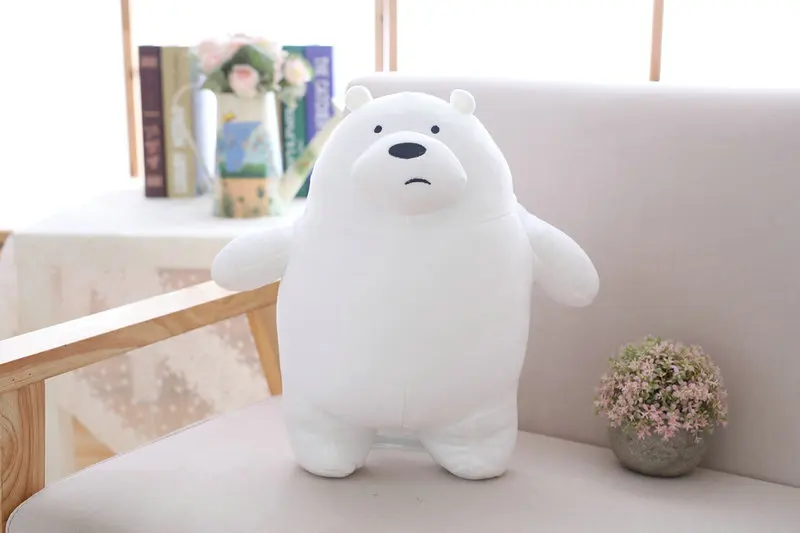 27 см Kawaii Мы Голые Медведи Плюшевые игрушки мультфильм медведь набивной гризли серый белый медведь панда кукла Дети любят подарок на день рождения