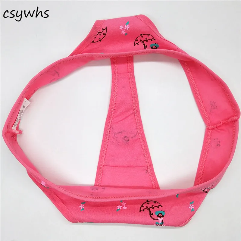 CSYWHS 6pcs Cartoon Women Cotton G String Sexy Print Panties Womens Thongs Briefs Underwear Low Waist Panty Underpants M-XL | Женская