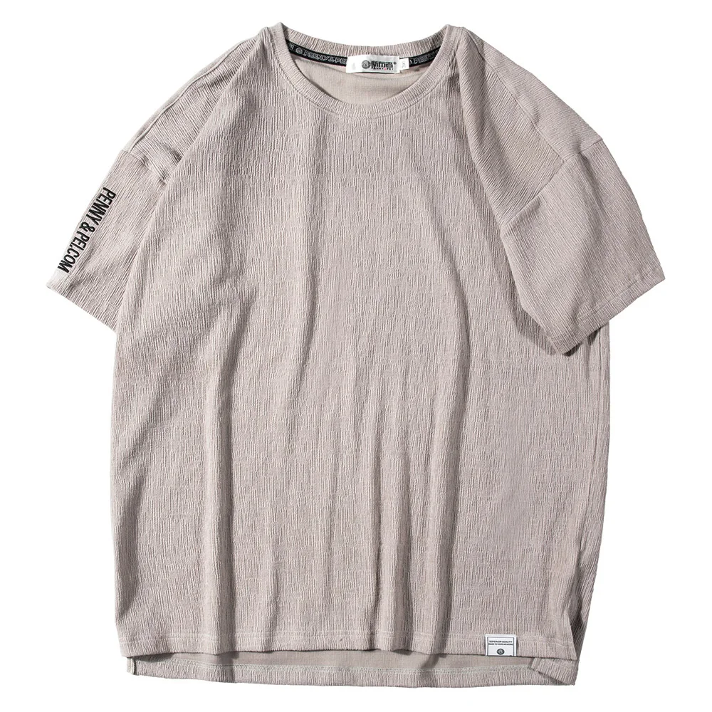 Мужская футболка оверсайз 2019 хлопковая майка с принтом в мужских футболках