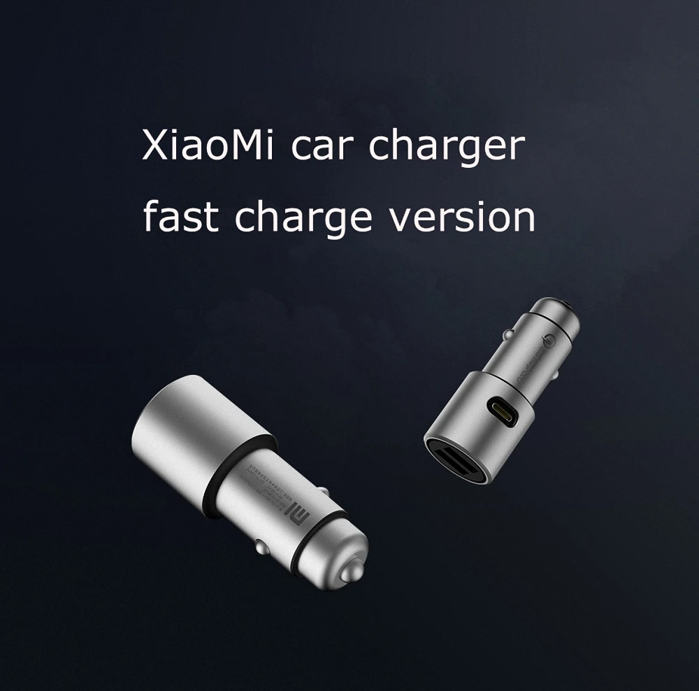 Xiaomi Мобильный телефон зарядка QC3.0 X2 Универсальный Qualcomm Quick charge 3,0 2 порта макс 36 Вт USB Автомобильное зарядное устройство для автомобиля