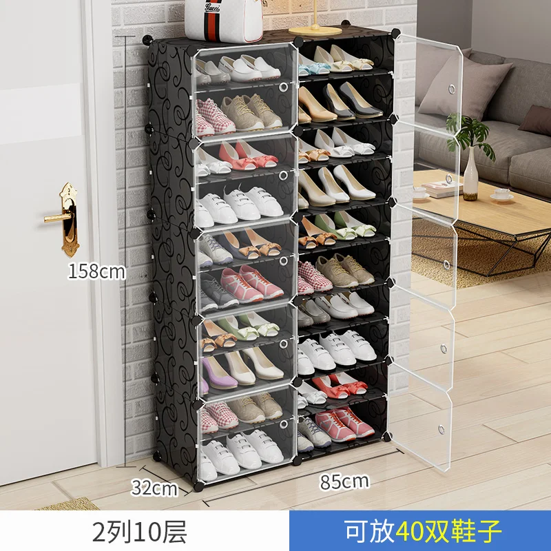 DIY Multi-layer Economical Simple Shoe Cabinet Economize Space Doorway Cabinets Dustproof Home Shoe Shelf Cabinet High Quality