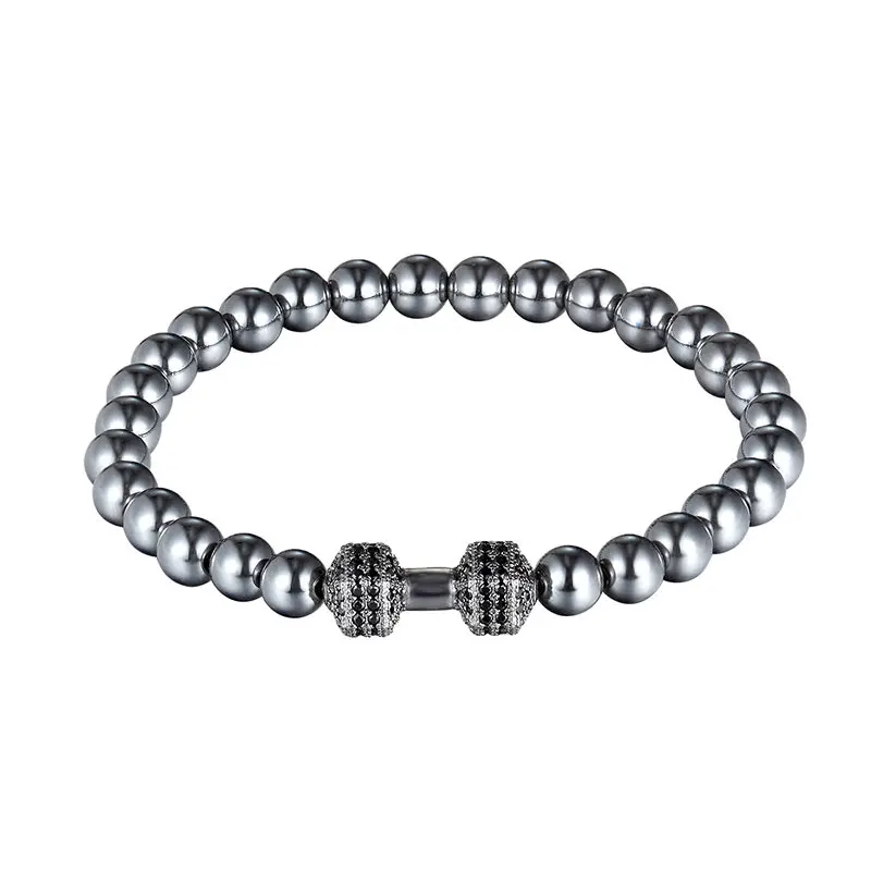 2018 модный мужской браслет LIVVY ручной работы с фианитами ювелирные изделия из