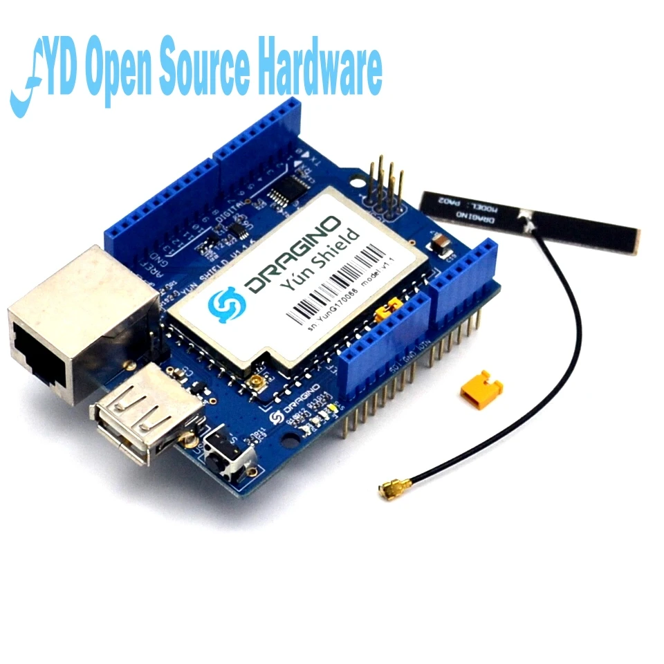 5 шт. Yun Shield V1.6 Linux WiFi Ethernet USB проект для arduino|yun shield|projecter wifiethernet shield |