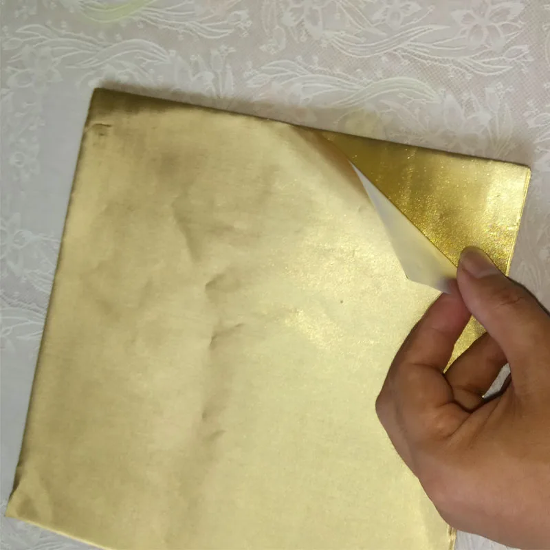 100 шт золотые конфетные конфеты посылка фольга бумажная Фольга для шоколада на