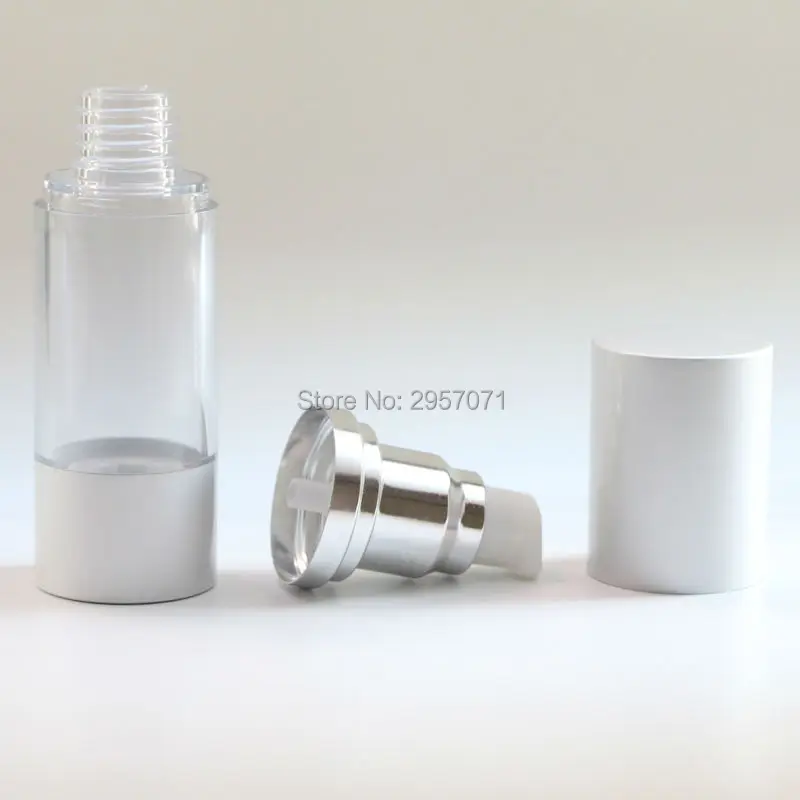 Серебристые высококачественные многоразовые бутылочки косметический