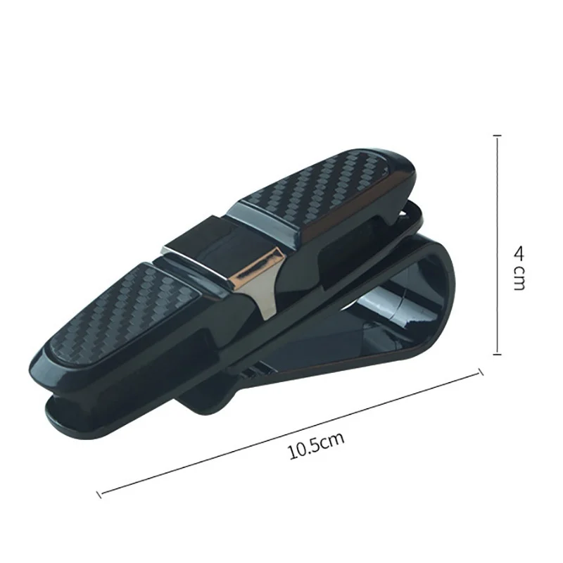 Автомобильные зажимы для очков держатель ручки карточек из углеродного волокна