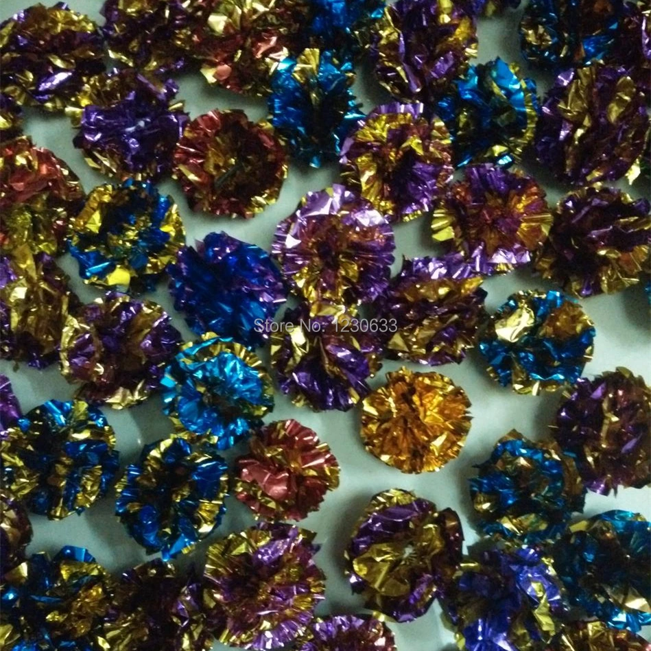 Westrice игрушка для кошек Красочные 5 см майларовые шарики игрушки и собак котят