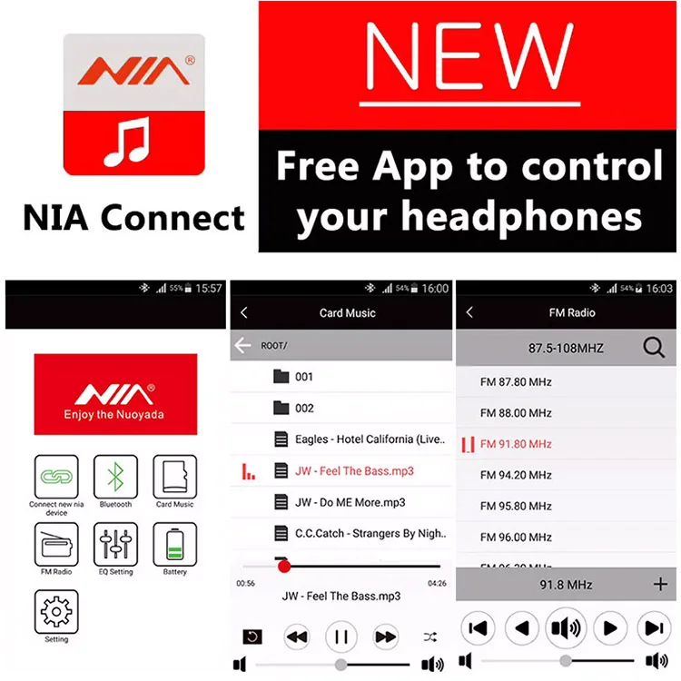 Оригинальная гарнитура NIA X6, беспроводные стерео наушники Bluetooth, fone de ouvido, bluetooth, с микрофоном, поддержка TF карты, fm-радио, наушники