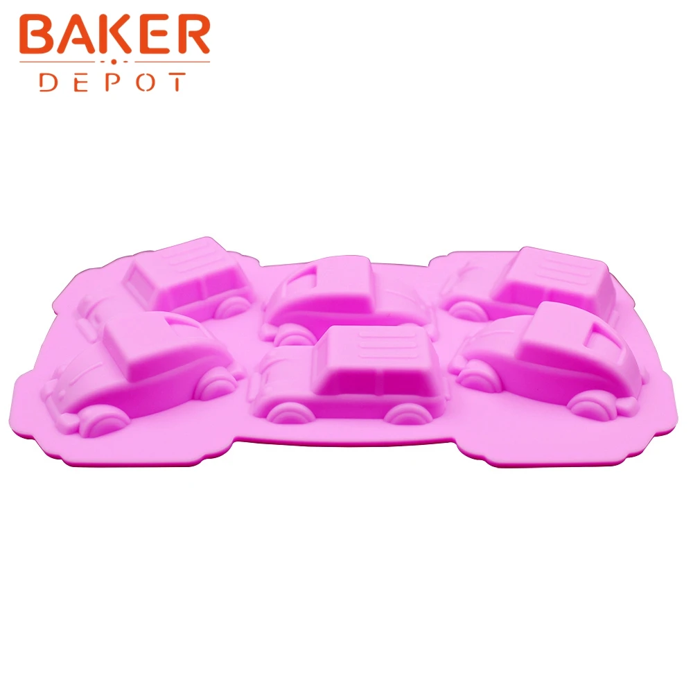 BAKER DEPOT 6 отверстий автомобильная Спортивная креативная силиконовая форма для