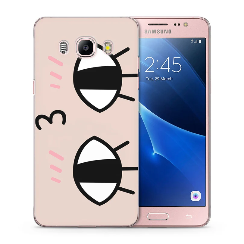 For Samsung Galaxy A5 A320F A310 A520F prime J2 J3 J5 J7 G530H S8/plus Note 8 TPU Soft Smiling Face Cartoon Painted Case K050 |