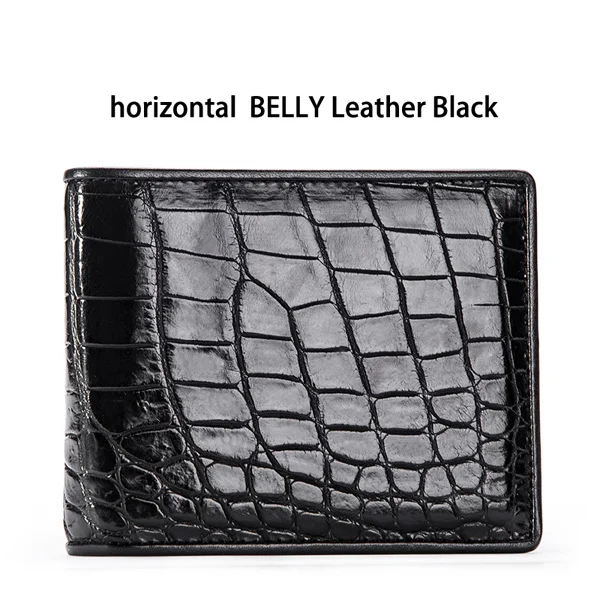 Belly Leather McParko Роскошный кошелек из натуральной крокодиловой кожи, мужские кошельки, модный брендовый маленький кошелек, элегантный мужской кошелек из крокодиловой кожи, короткий - Цвет: Belly Leather