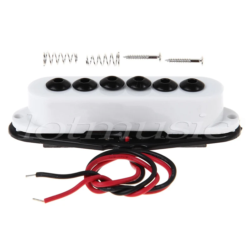 Пикап для гитары Зеленый Черный Белый Одиночная катушка электрогитары Запчасти