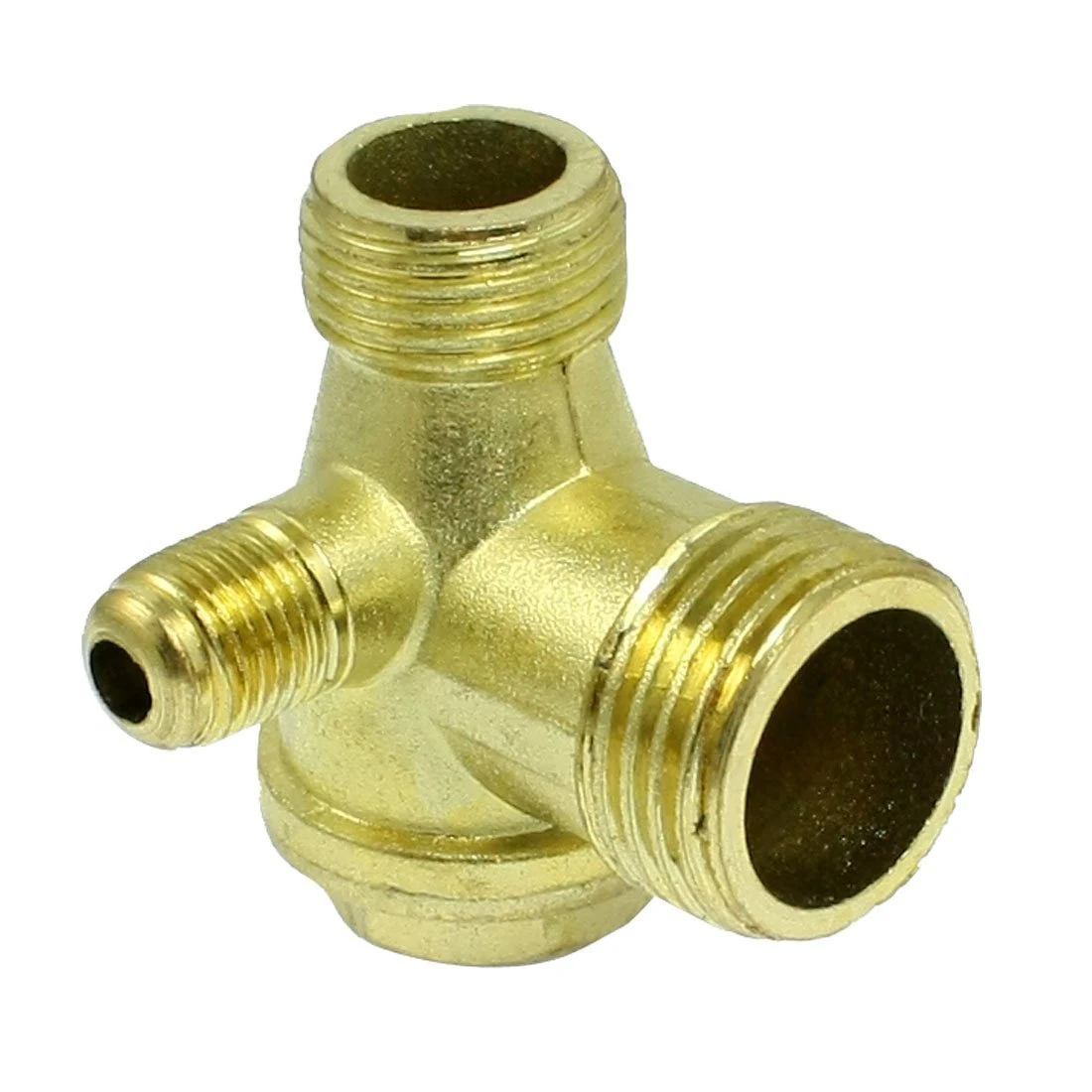 

CNIM Hot Male Thread Brass Air Compressor Check Valve Spare Parts Gold Tone