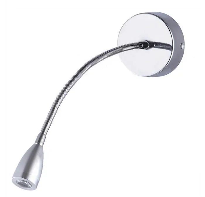 Светодиодный серебристый прикроватный светильник с водяным шлангом настенные