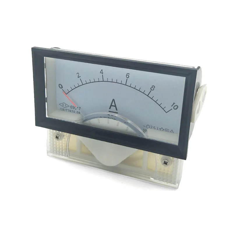 DC0-10A Rectangle Panel Meter Analog Ammeter 69C17 | Инструменты