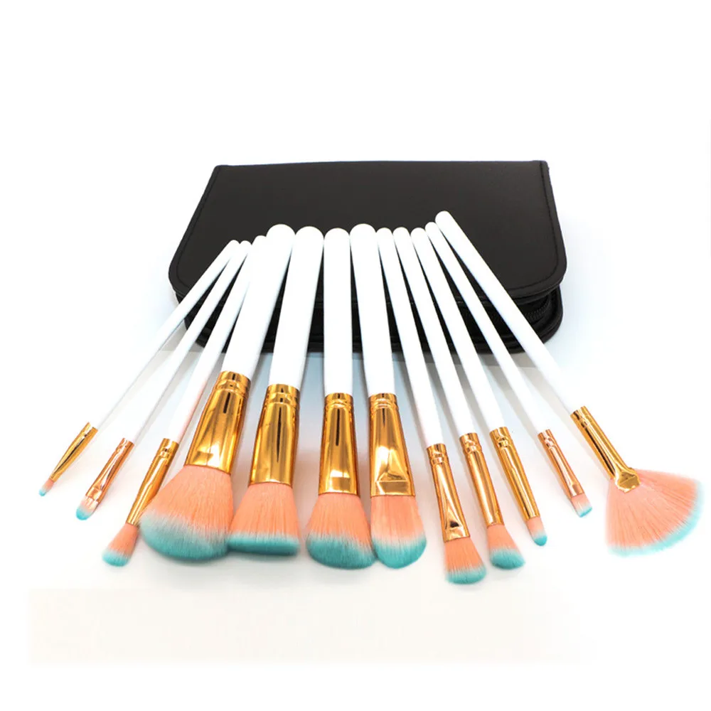 12 шт. набор кистей для макияжа Eye Shadow Brush Косметика Blending инструмент кисти
