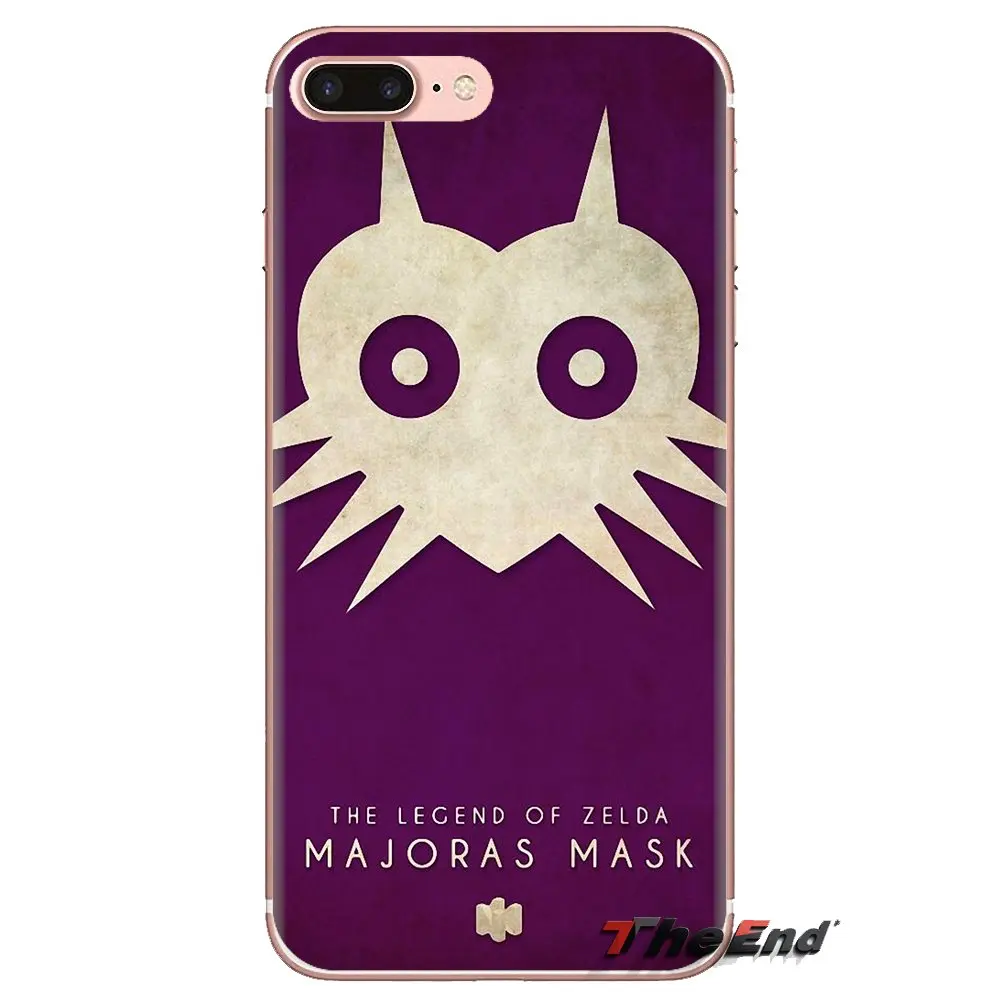 Мягкая прозрачная оболочка покрывает Legend of zeldas Majora маска для Samsung Galaxy A3 A5 A7 A9 A8 Star A6