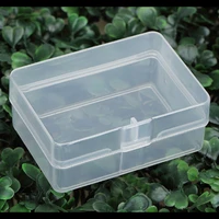 home storage 1pc r477 rectangular plastic box transparent product packaging box pp metal parts tool box with cover
