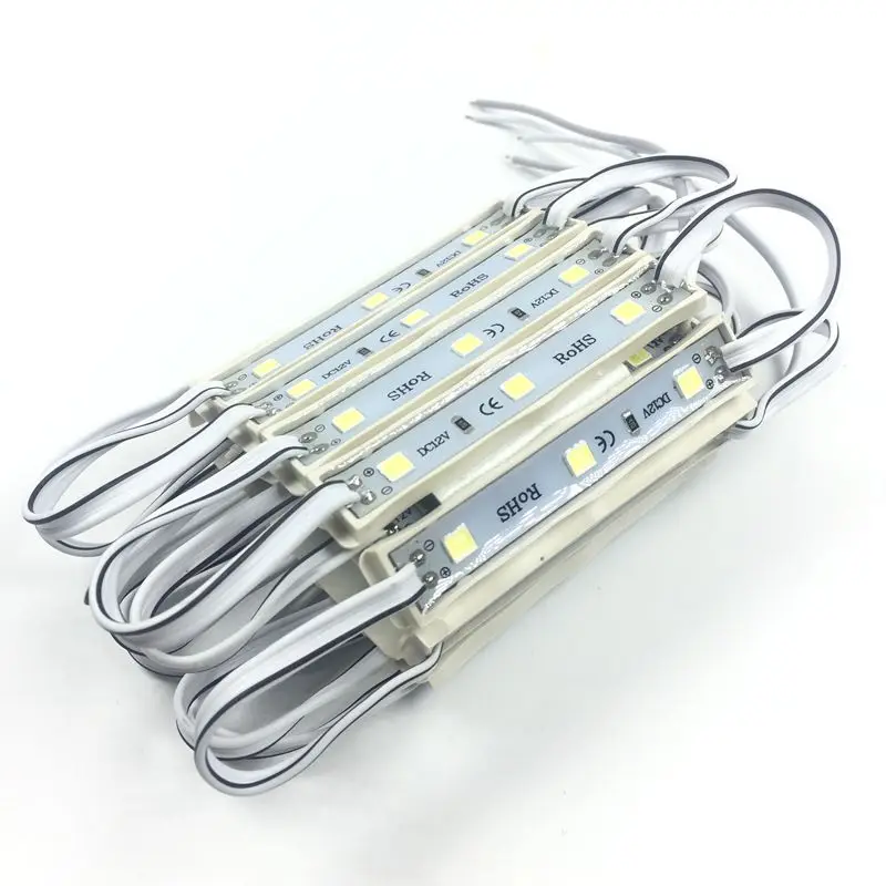 100 шт/Лот SMD 4040 светодиодный модуль 3 светодиодных модуля для знака буквы DC12V SMD4040