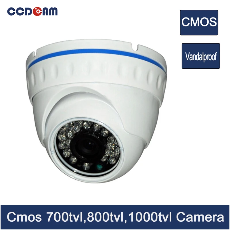 Антивандальная система домашней безопасности CCDCAM cmos 700/ 800/ 1000|dome camera|cctv dome camera1000 tvl