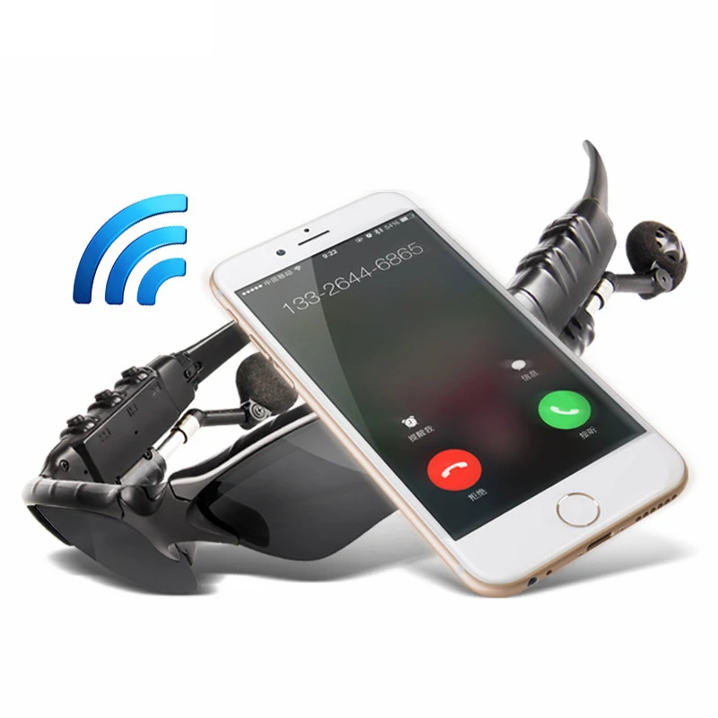 Умные очки Bluetooth Очки Беспроводной Smart Солнцезащитные наушники Handfree гарнитура