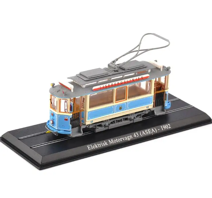 ASEA 1902 Детские игрушки трамвай Атлас Транспорт 1/87 серия 471-570 Allan/Beijnes/Werkspoor трамвай контейнер транспортер детские игрушки тележка автобус подарок - Цвет: ASEA 1902