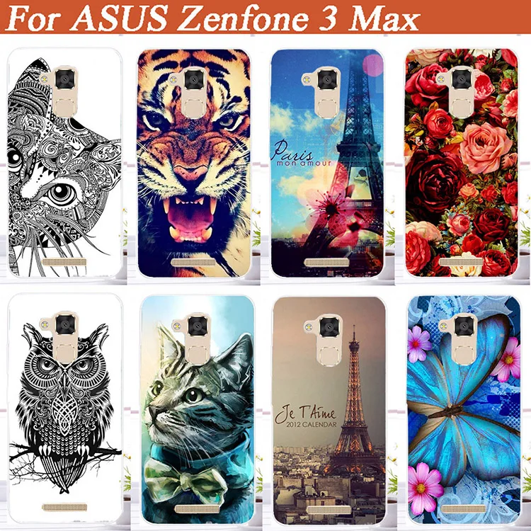 Чехол с рисунком для Asus Zenfone 3 Max ZC520TL чехол подставка цветами розы стильный дизайн