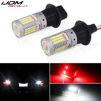 ijdm car t20 led whitered dual color canbus w21w 7440 3156 1156 p21w led bulbs for car backup reverse lights rear fog lamp