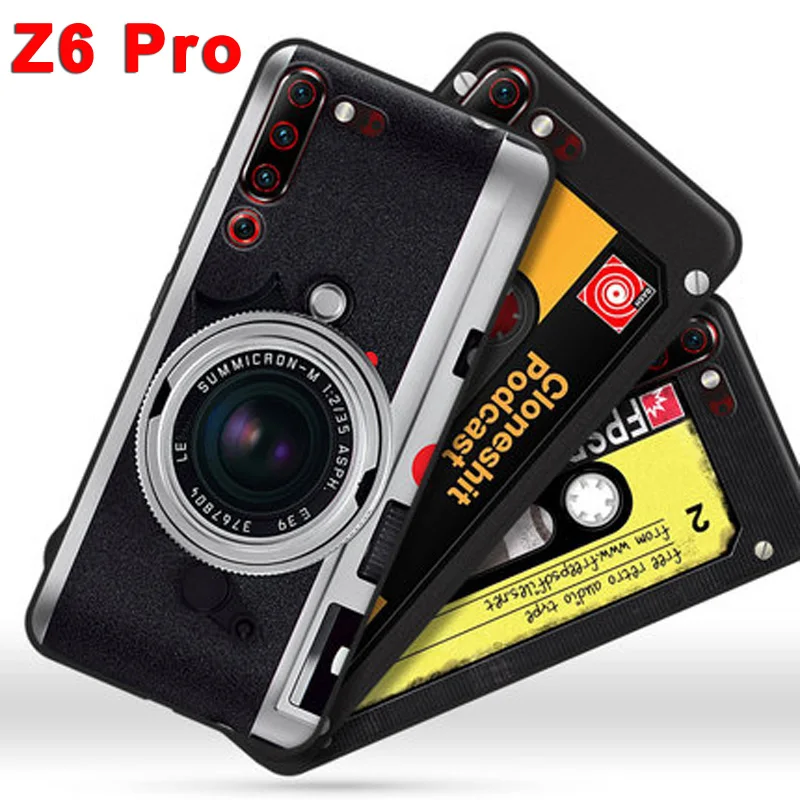 Чехол для Lenovo Z6 pro L78051 мягкий чехол из ТПУ в стиле ретро камеры Z6pro противоударный