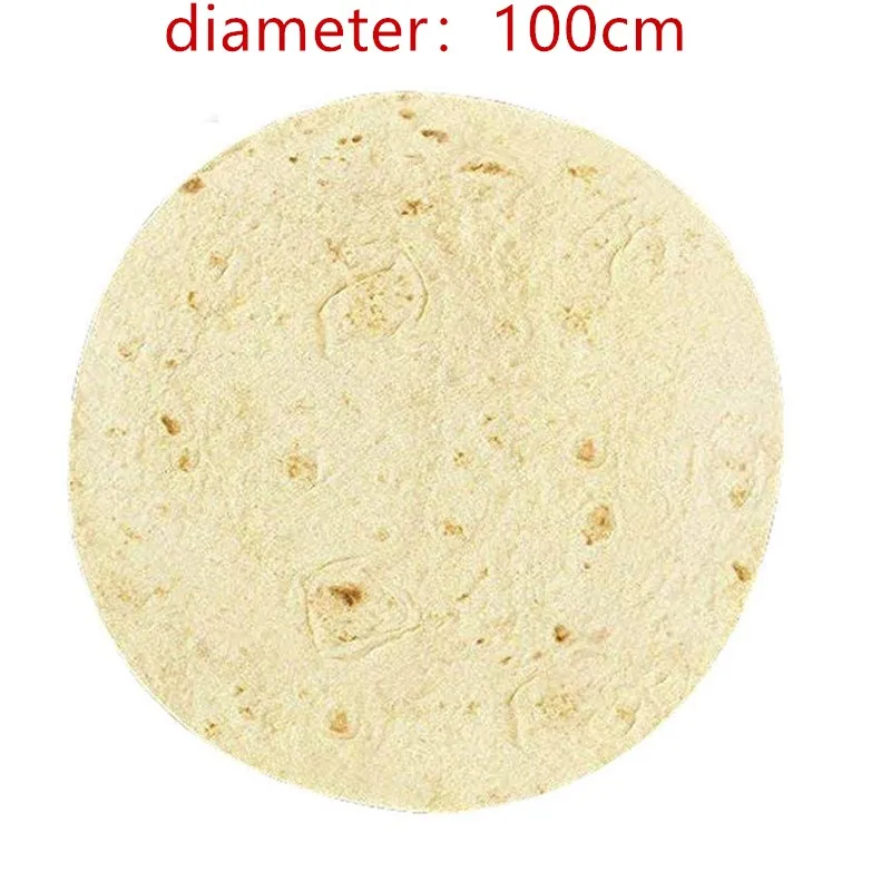 3code diameter 100cm Microfine одеяло для бурритов, летнее покрывало для кровати, флисовое теплое одеяло для дивана, мягкое одеяло для путешествий, фланелевый забавный плюшевый ковер - Цвет: 3code diameter 100cm