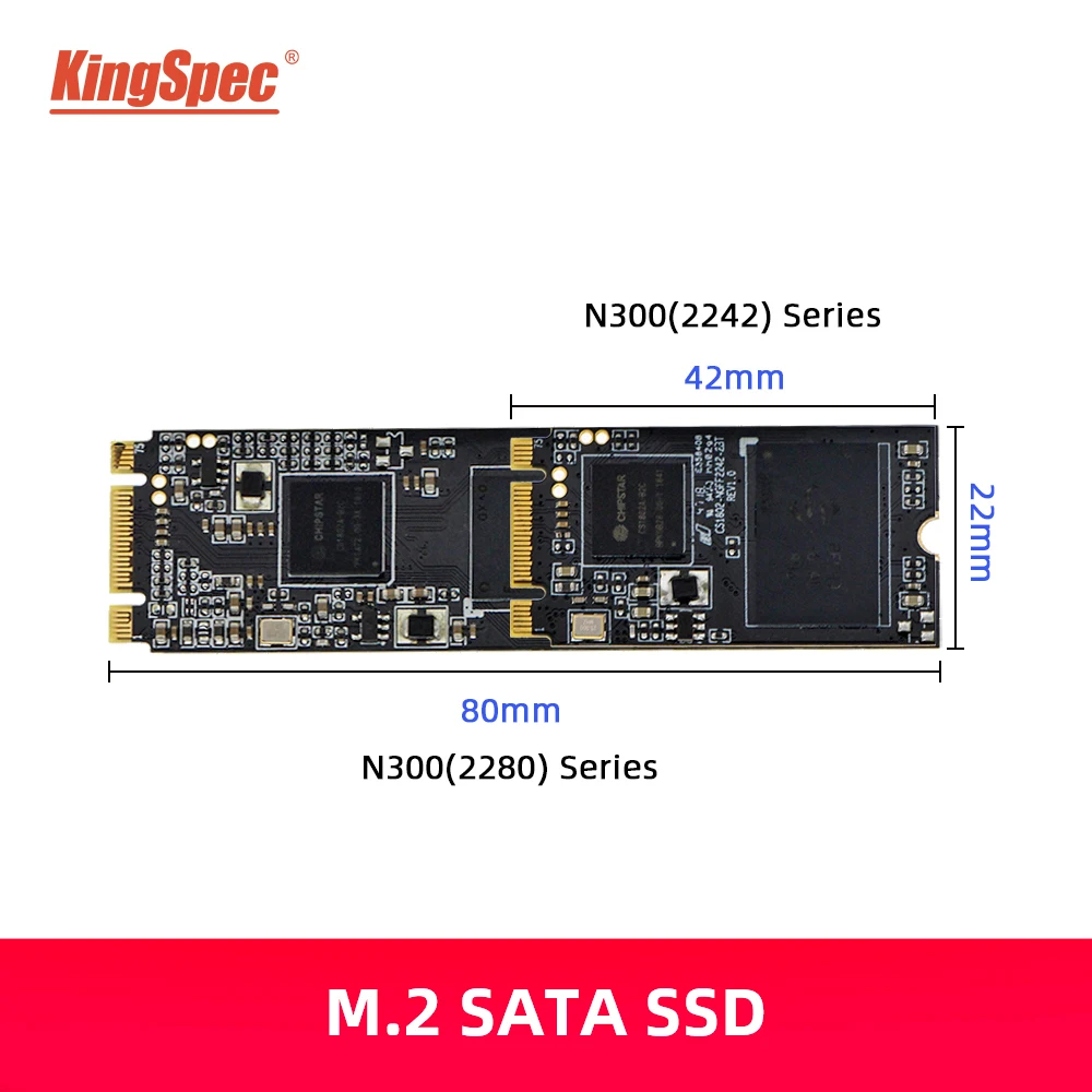 KingSpec m.2 sata 2242 NGFF ssd 64 ГБ 128 Гб жесткий диск SSD M2 SATA 256 512 1 ТБ hdd 2280 мм disco duro для