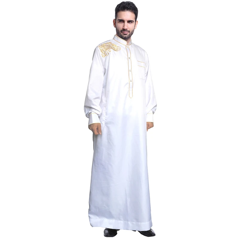 Мусульманская Мода 2020 мужской халат кафтан Мужская одежда аксессуары большие