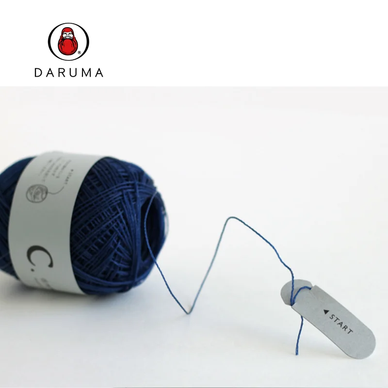 1*40 г материал DARUMA шнур пряжа 100% Полиэтиленовая для вязания крючком мягкая