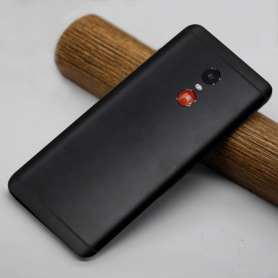 Black YILIZOMANA оригинальная сменная задняя крышка для Xiaomi Redmi Note 4 MTK Helio X20 Корпус задней двери телефона жесткий чехол - Цвет: Black