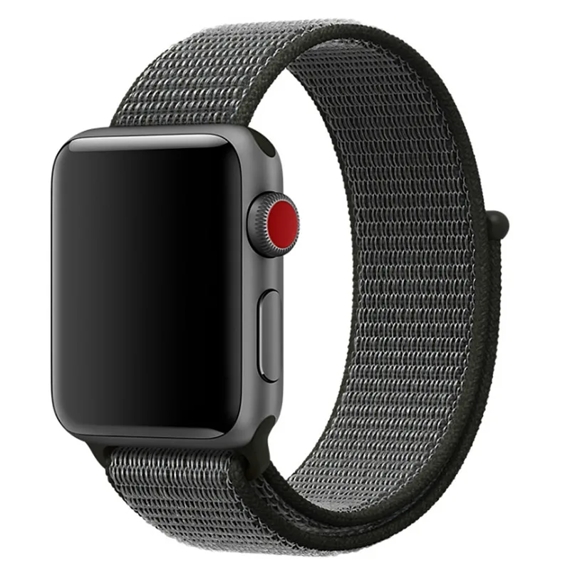 9 Для Apple Watch нейлоновый ремешок для часов 4 44 мм черный зеленый синий ремешок для Apple Watch наручный ремень для Apple Watch ремешок нейлон 42 мм - Цвет ремешка: 9
