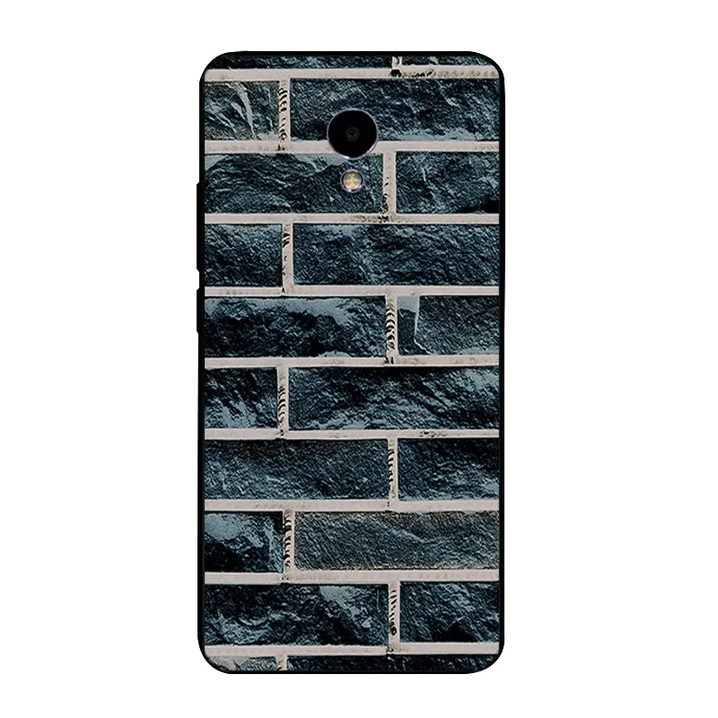 Черный мягкий чехол из ТПУ для Meizu M5 Note Pro телефона с отверстием шнурка 5 дюймов