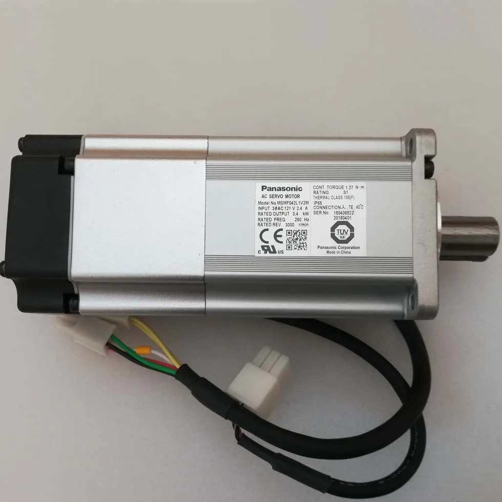 Panasonic 400 Вт servo двигатель и драйвер MSMF042L1V2M MBDLN25SG с тормозами 15 м кабели|Запчасти для