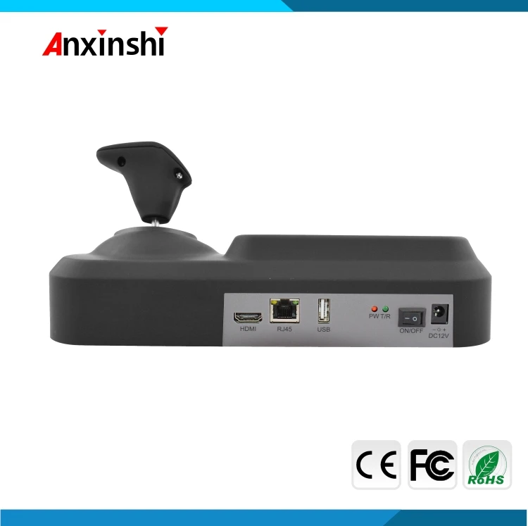 Сетевой контроллер PTZ для IP камеры ONVIF 3D Джойстик с клавиатурой 5 дюймовый