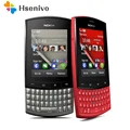 Nokia Asha 303 Восстановленный Оригинальный разблокированный мобильный телефон Nokia asha 303 мобильный телефон 2,4 дюйма 3G Bluetooth MP3 сотовый телефон 1300 мАч Бесплатная доставка