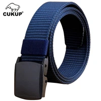 cukup ladies quality design outdoor wear resistant canvas belts thickening plastic buckle male leisure accessories belt cbck077