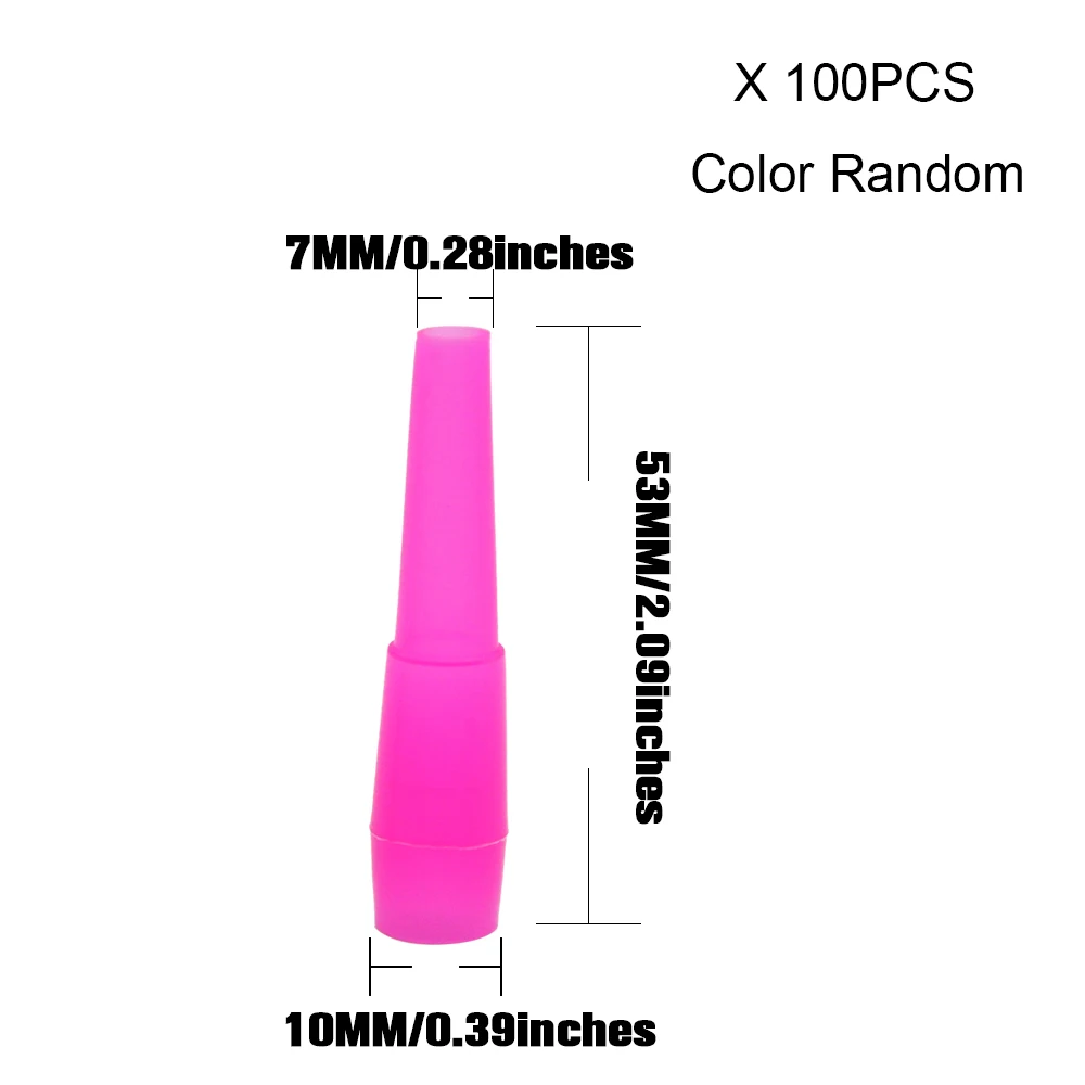 100pcs Type 6 Горловина для кальяна пластмассовый мундштук табачная трубка Cachimbas Sisha Chicha Narguile шланг Аксессуары - Цвет: 100pcs Type 6