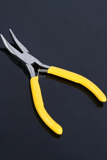 Bending pliers Иглы-плоскогубцы 5-дюймовый мини DIY Аксессуары Ювелирные изделия с бусинами; небольшие ручные обжимные клещи Ручной инструмент - Цвет: Bending pliers