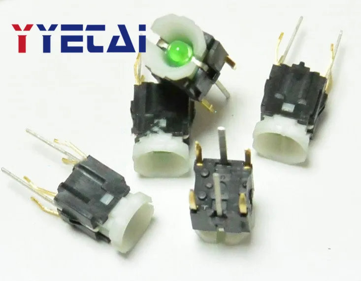

YongYeTai 6*6*9 with light tact switch 4 feet green light free shipping