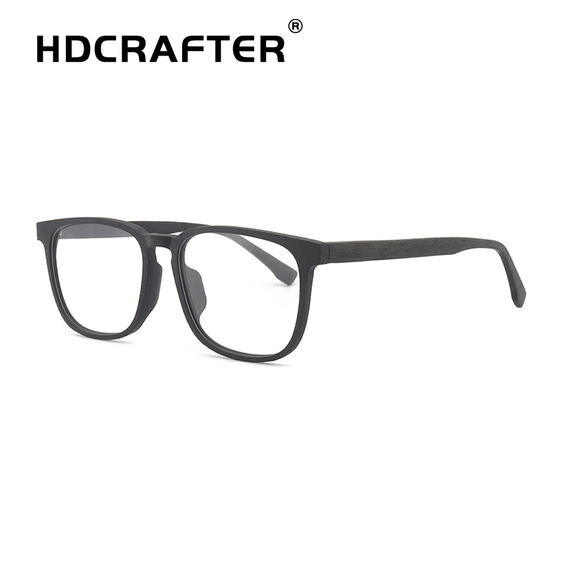 Винтажная квадратная рамка для очков женские мужские деревянные оптические очки