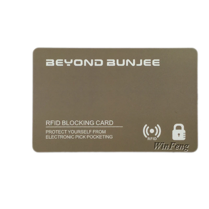 500 шт./лот 13 56 МГц RFID блокировщик карты NFC блокировка анти-идентификационный банк