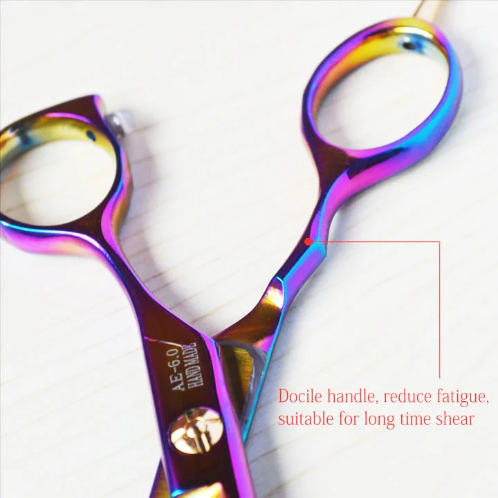 прямые ножницы Профессиональный волос высокое качество 6.0 дюймов парикмахер