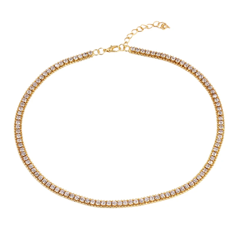 Цепочка мужская в стиле хип-хоп выразительная теннисная цепь роскошное