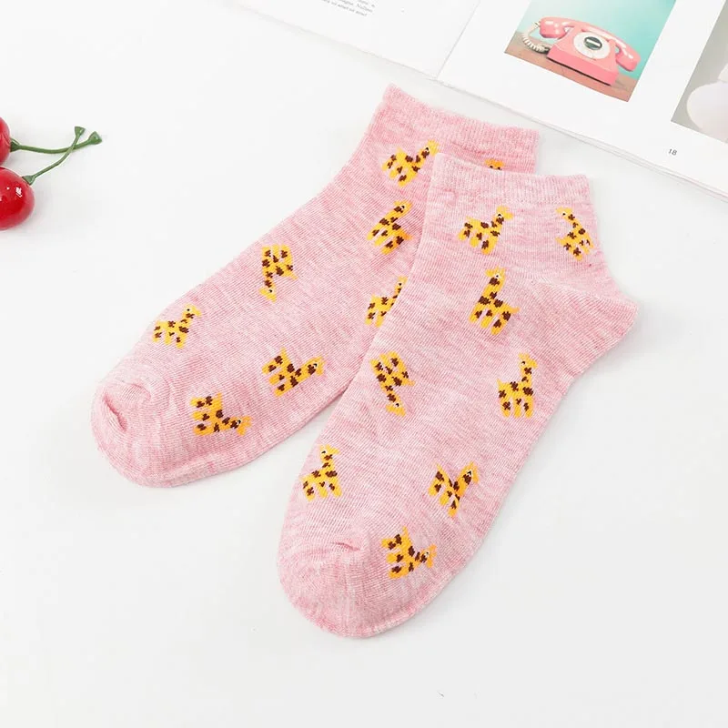 Корейские забавные Женские носочки креативные животные мелкий Носок Calcetines Skarpetki