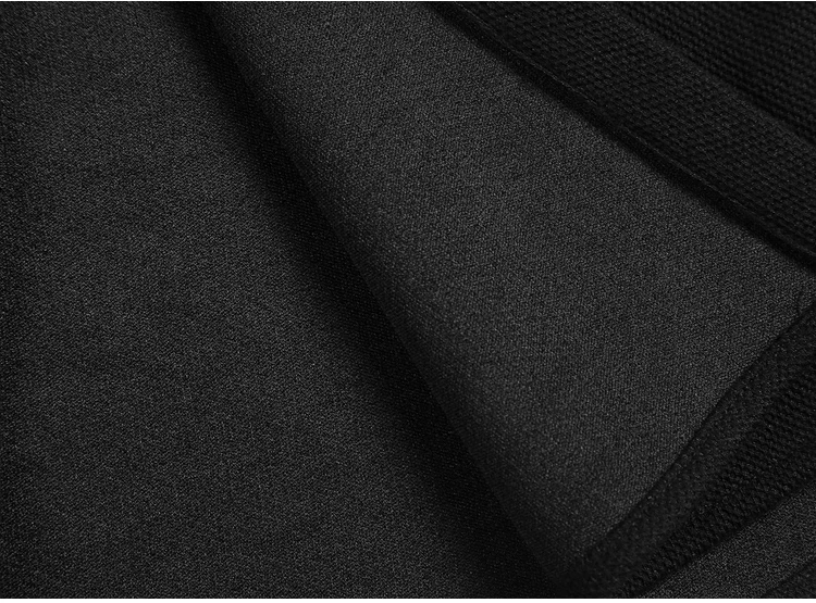 Осень утолщение Elasticed бусины ткани Для Мужчин's Повседневное тонкая рубашка в стиле милитари с длинным рукавом черный эполет рубашка для Для мужчин S916